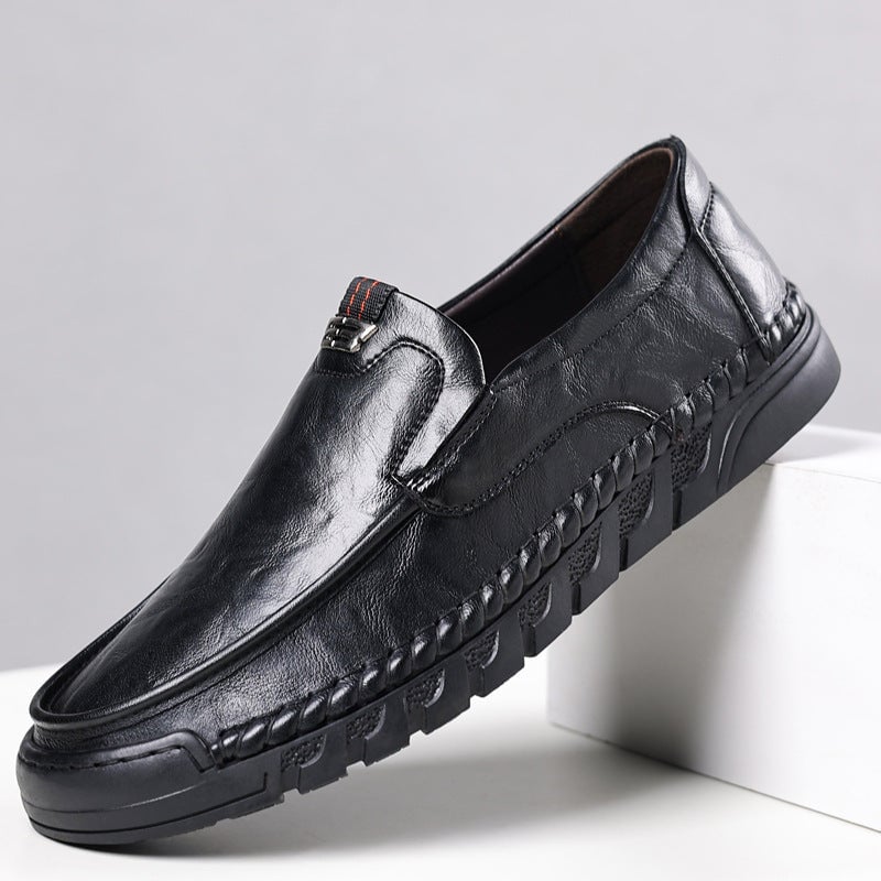 Men's Breathable Casual Leather Shoes (In Stock)