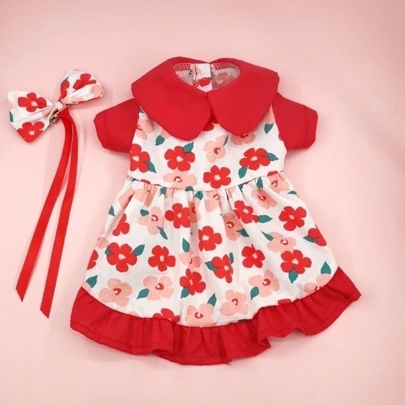 Sweet Cotton Flower Pet Clothing