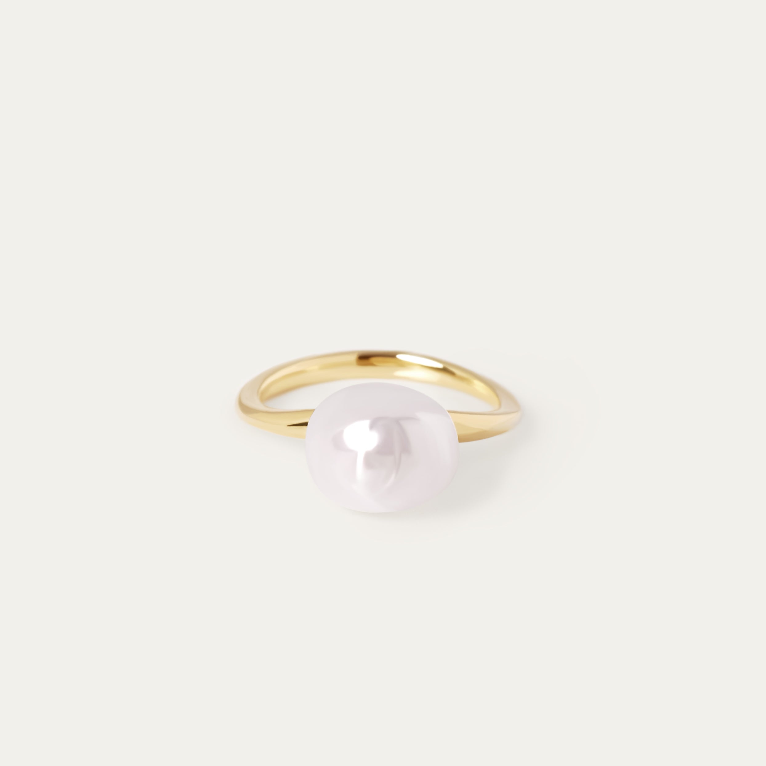 Tali Pearl Ring (18K Gold Vermeil. Size 5)
