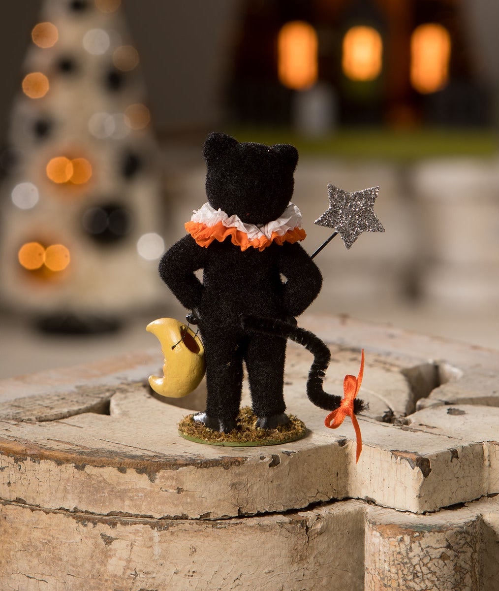 Dressed Up Cali Cat Figurine