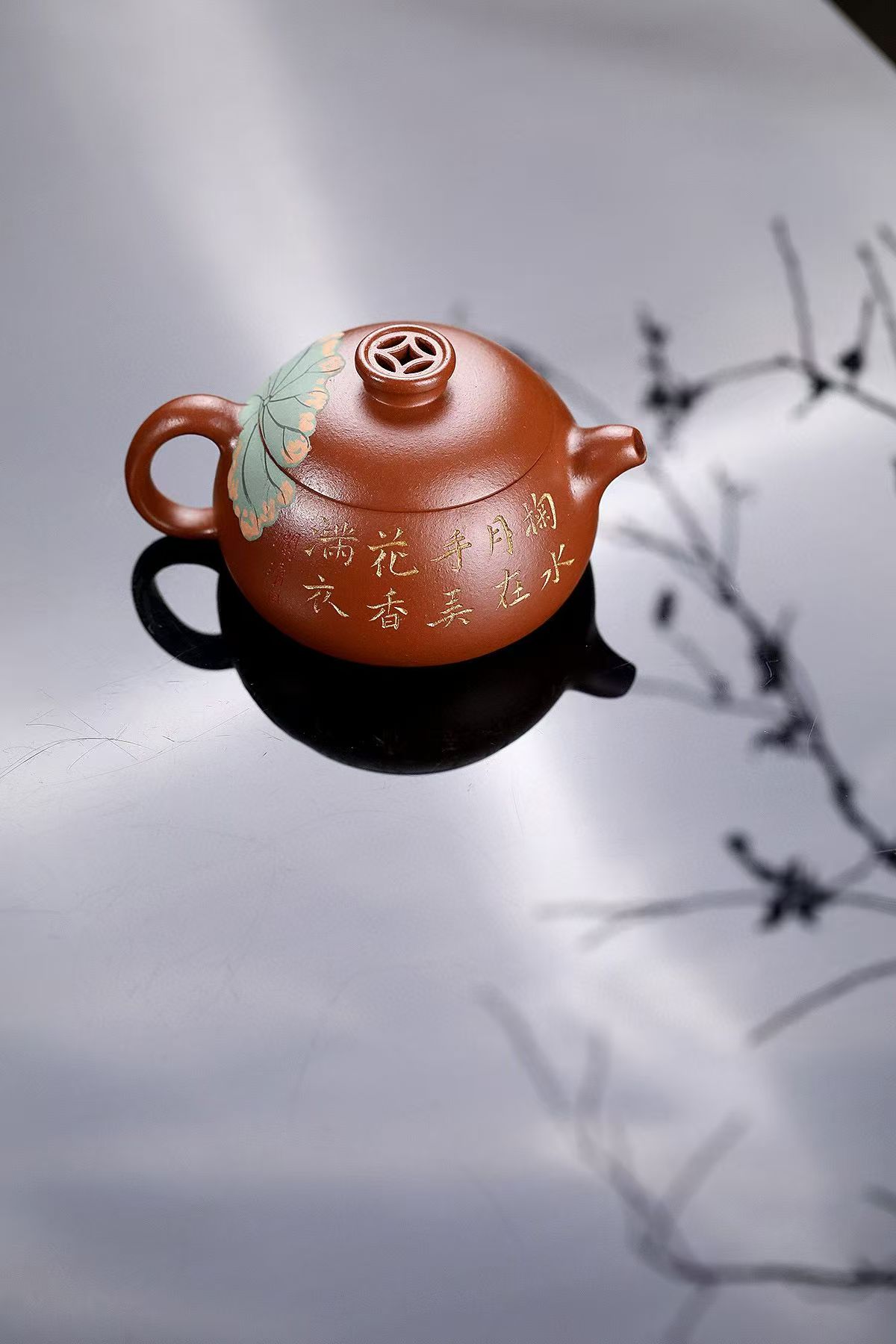 Yixing purple clay teapot from China