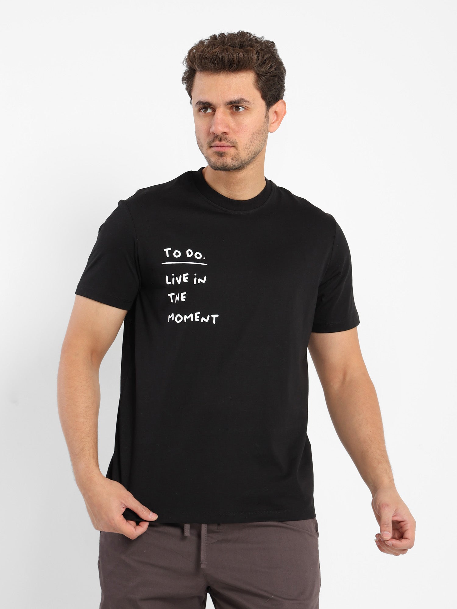 Place Print Half Sleeves T-Shirt