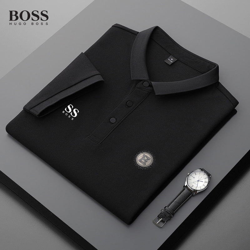 BOSS High Quality Half Short Sleeve Polo Shirt for Men