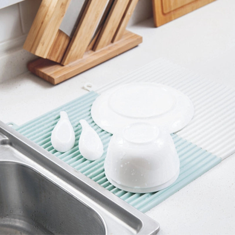 Kitchen Insulated Table Mat Hanging Square Sink Drain Mat Restaurant Non-slip Insulated Bowl Mat Coasters