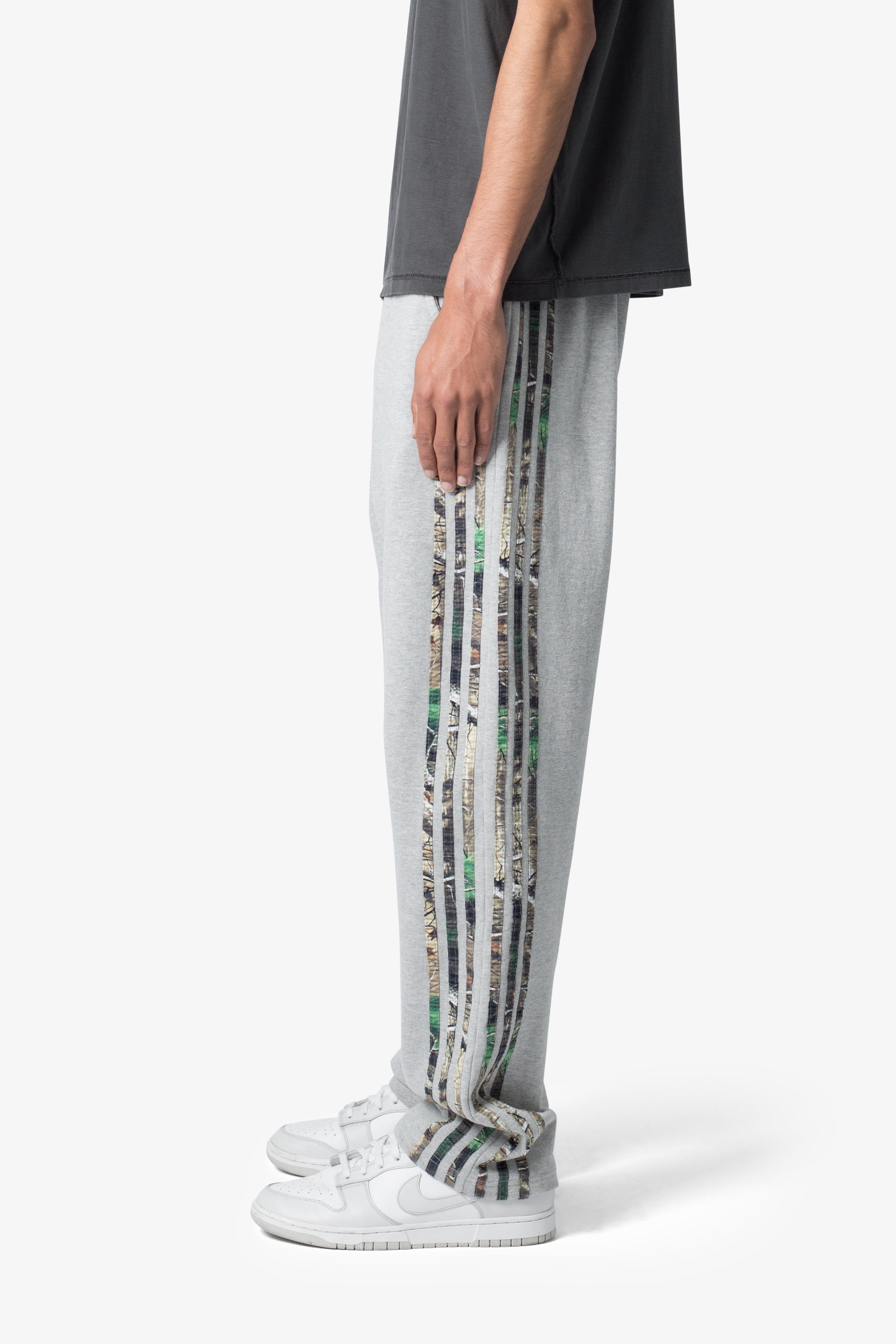 Hunter Camo Stripe Sweatpants - Grey