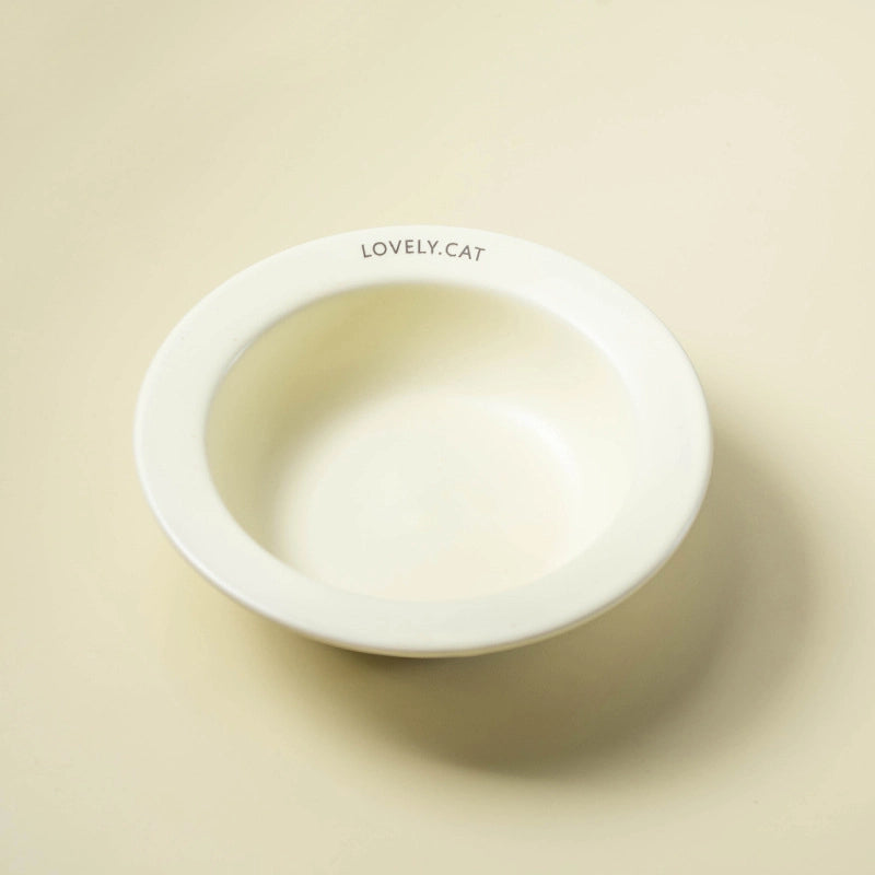 Flying Saucer Pet Bowl Ceramic Dog Cat Bowl Non-black Chin Cat Dog Food Bowl Drinking Water Slow Food Bowl