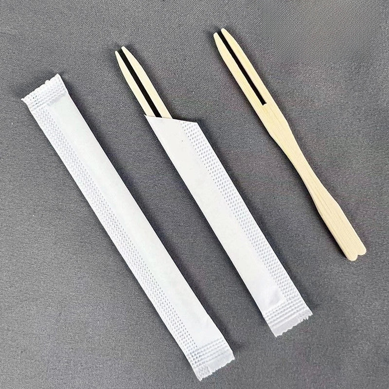 Bamboo Fruit Fork Disposable Children Heart-shaped Bamboo Fork KTV Bar Club Home Snack Fork Manufacturers