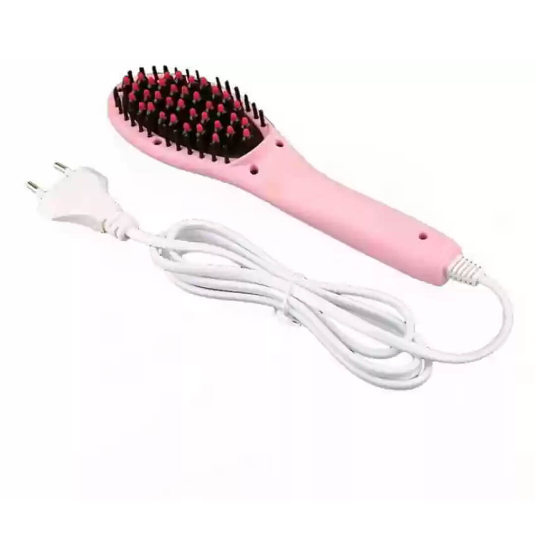 Electric Brush Straightener Comb Lcd Display