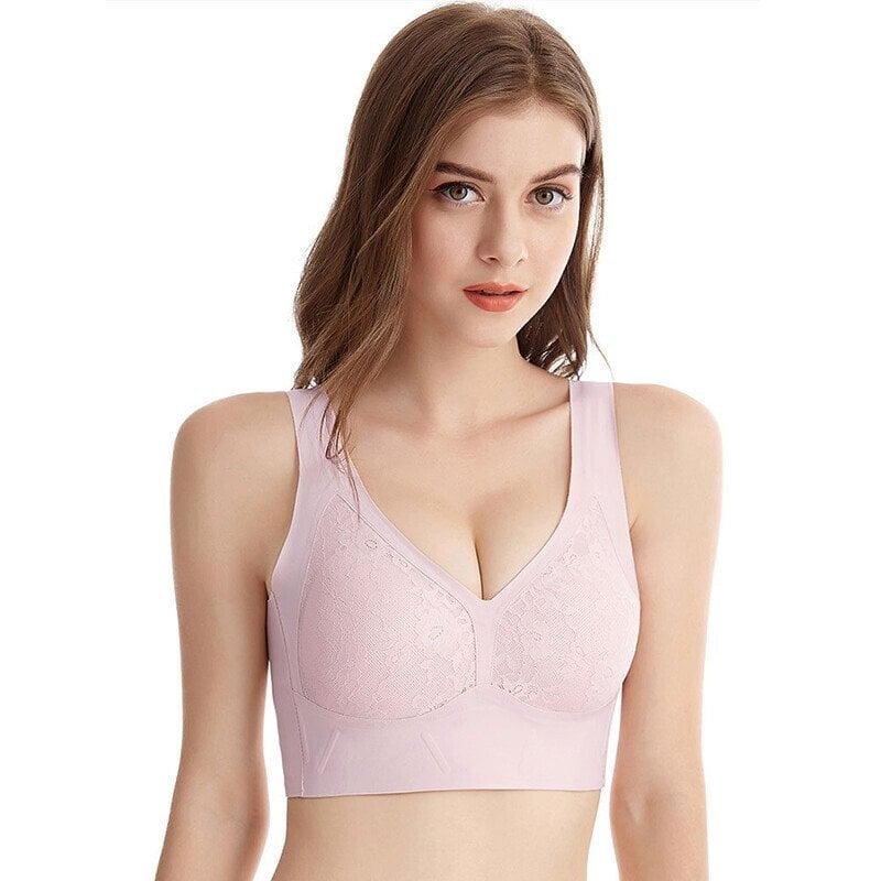 🤩No More Pesky Bra Rolls - Side Compression Full Coverage Bra