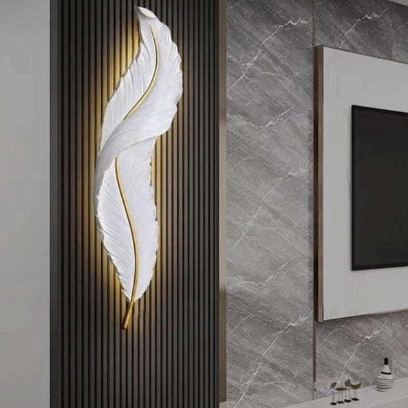 Nordic Feather Wall Lamp