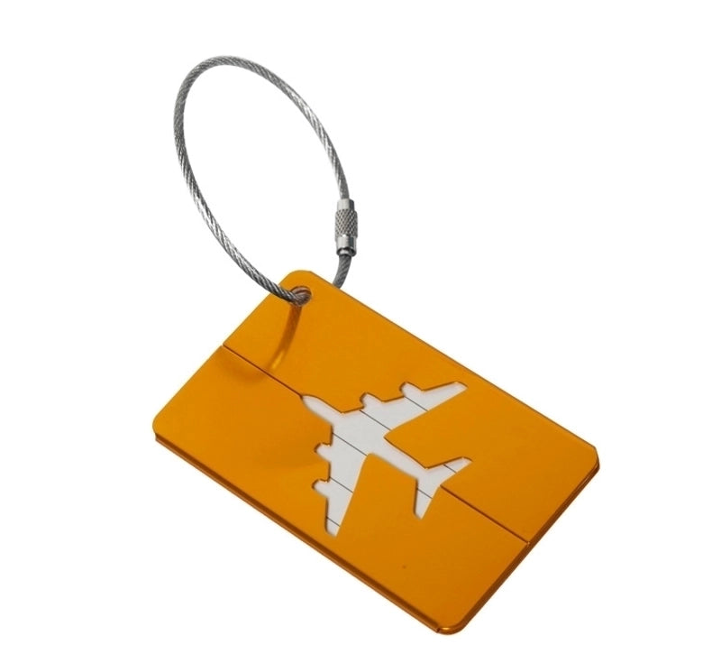 Aluminum Alloy Luggage Tag Boarding Metal Luggage Aircraft Shipping Elevator Tag Spot Factory