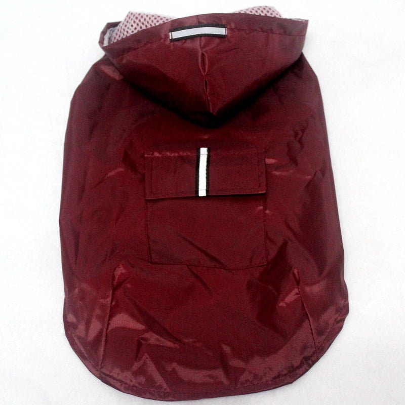Reflective Big Dog Pet Raincoat Puppy Waterproof Windproof Hooded Dog Clothes
