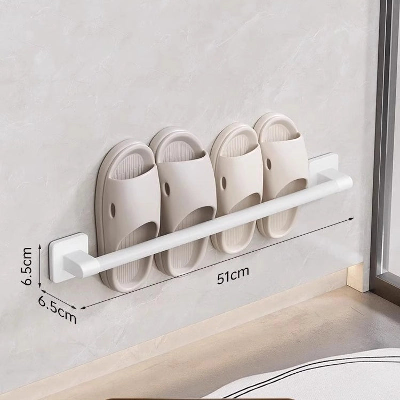 Casual Solid Color ABS Bathroom Racks