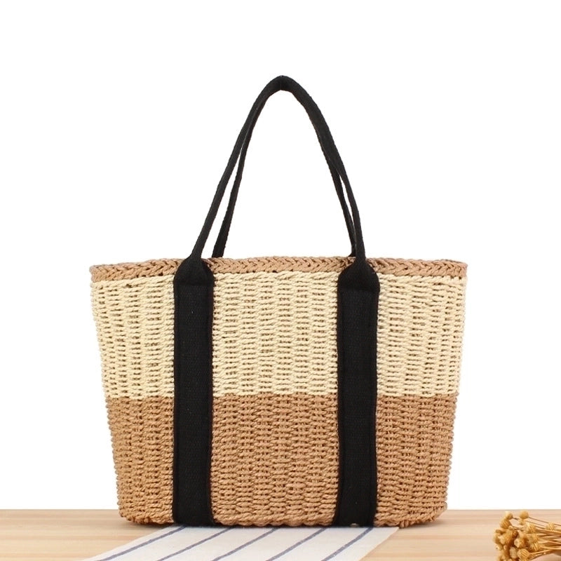 Women's Large Straw Bag Hander Bag