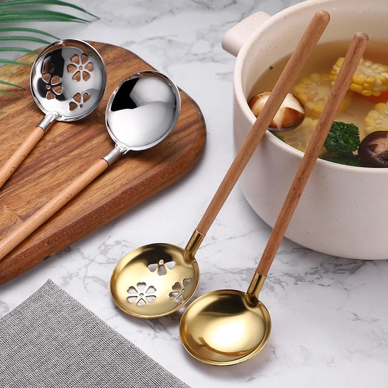 Casual Solid Color Stainless Steel Spoon