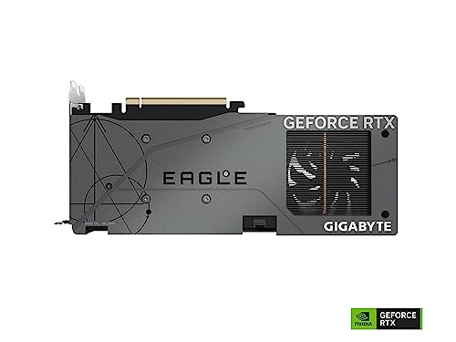 GIGABYTE Tarjeta gráfica GeForce RTX 4060 Eagle OC 8G. 3 Ventiladores WINDFORCE. 8 GB GDDR6 de 128 bits. GV-N4060EAGLE OC-8GD