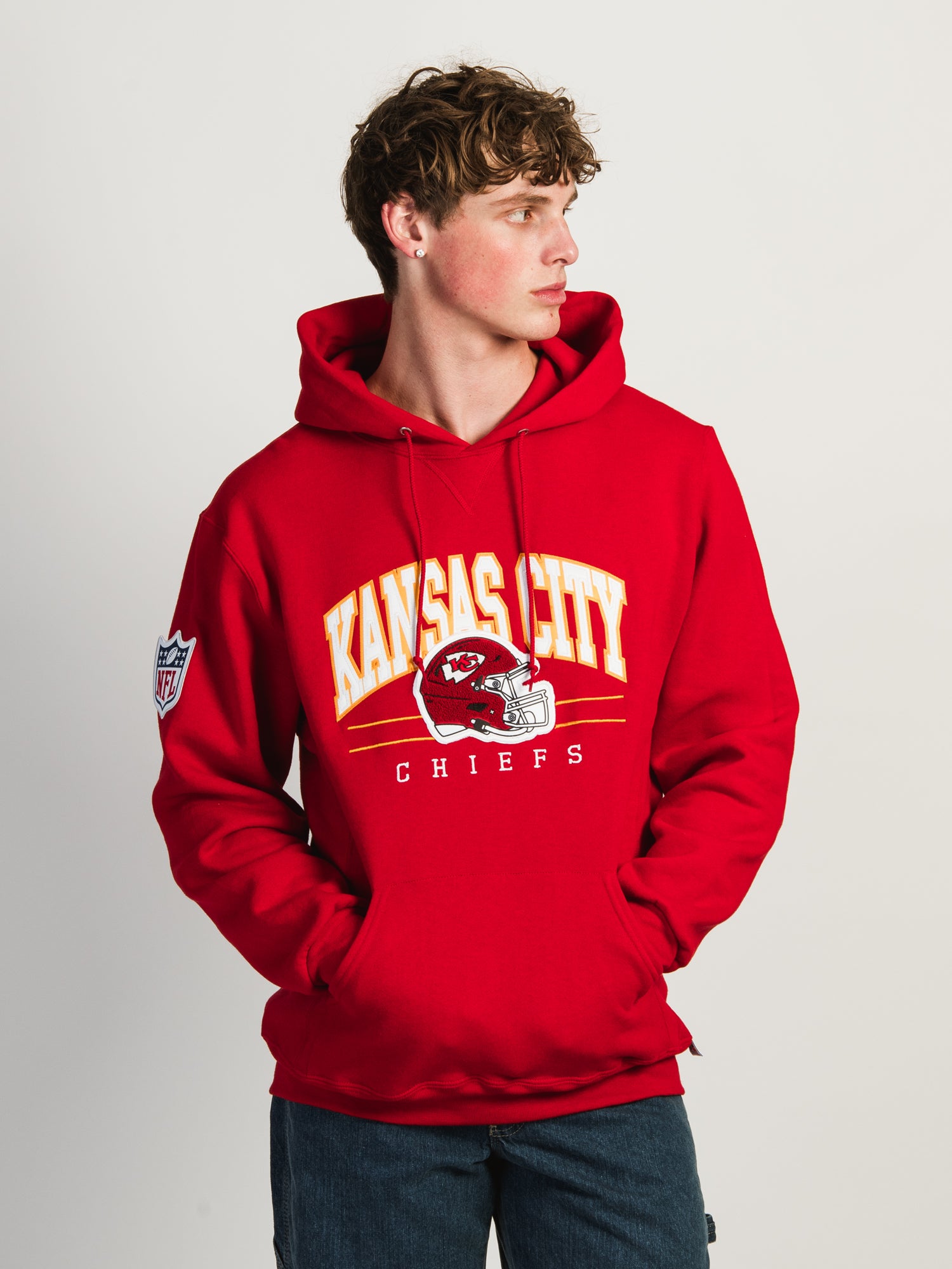 RUSSELL NFL KANSAS CITY CHIEFS PULLOVER HOODIE