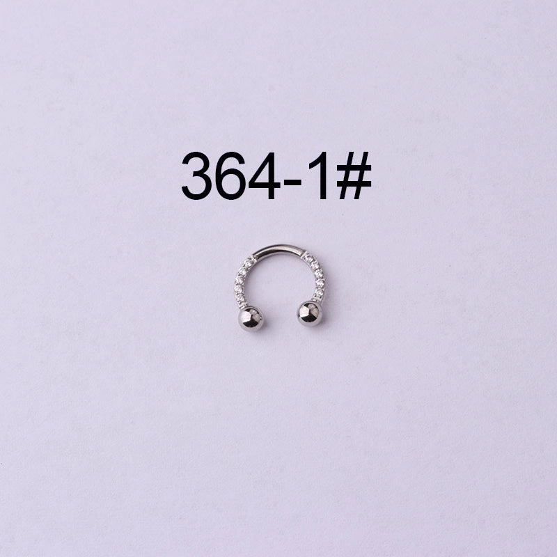 Ear Cartilage Rings & Studs Fashion Geometric 316L Stainless Steel  Plating
