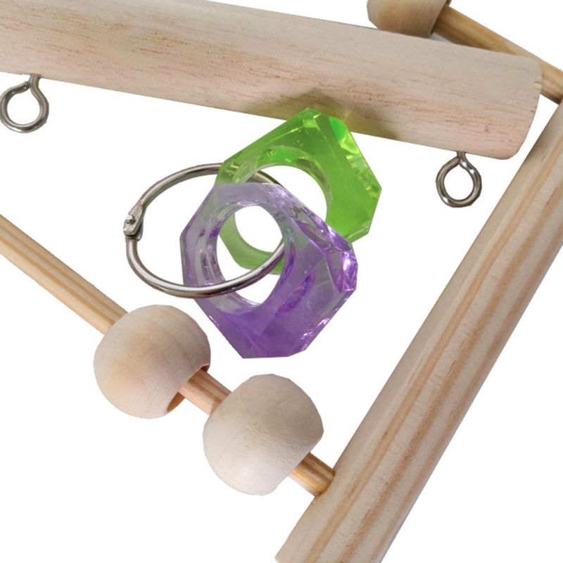 Wooden Perch Stand For Birds