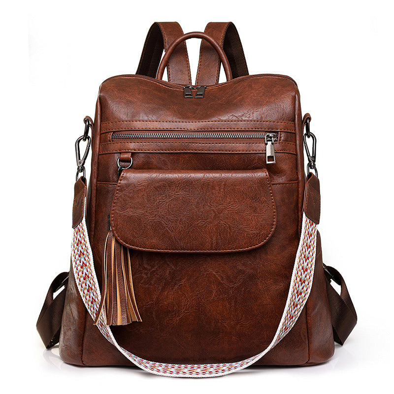 Retro Large Capacity  Women's Dual-rpose Backpack