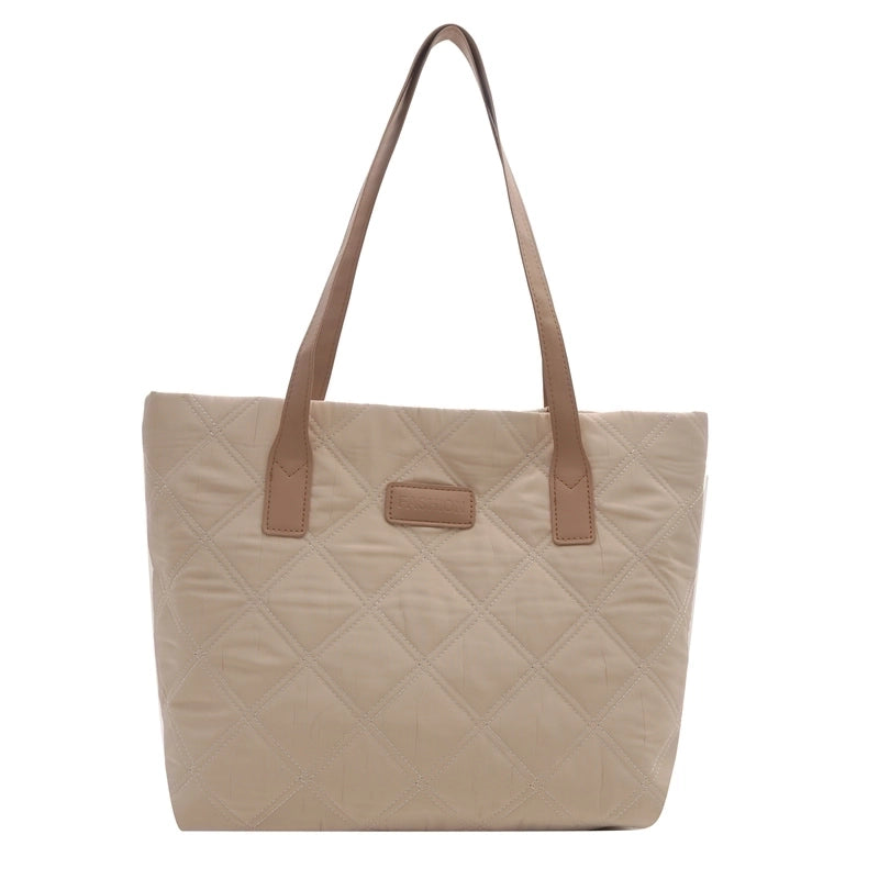 Women's Canvas Solid Color Vintage Style Classic Style Square Zipper Shoulder Bag
