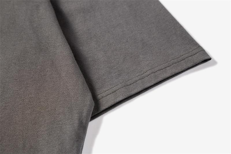 Solid Drop Shoulder Oversized Tee