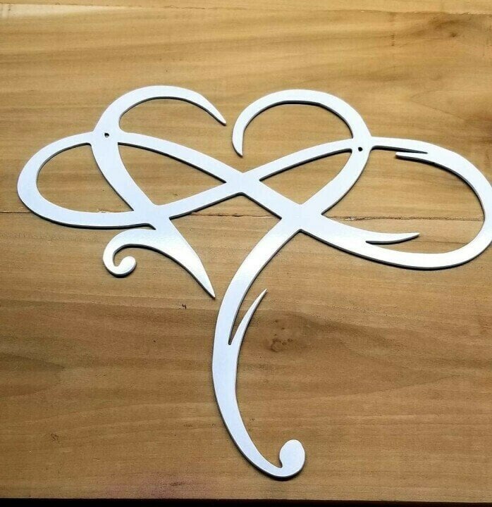 🔥Promotion 49% OFF - 💞Infinity heart-Steel wall decor Metal Wall art