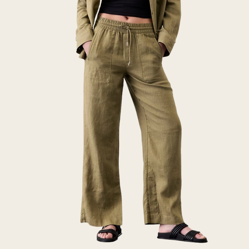 Retreat Linen High Rise Pant