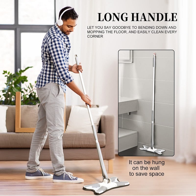 🔥2023 HOT SALE🔥 |360° Rotatable Adjustable X-Type Butterfly Cleaning Mop