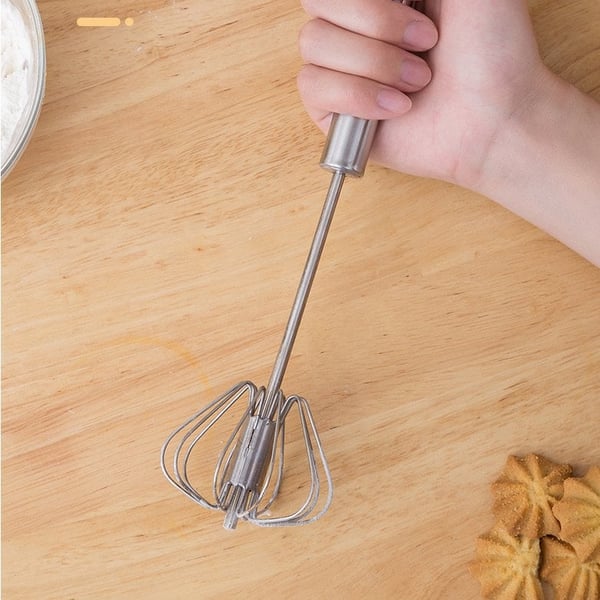 (HOT SALE ) Stainless Steel Semi-Automatic Whisk