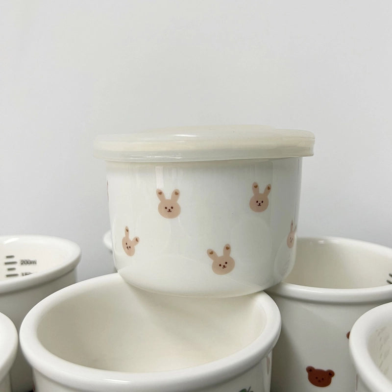 Ceramic Insulation Preservation Silicone Cover With Scale Tableware