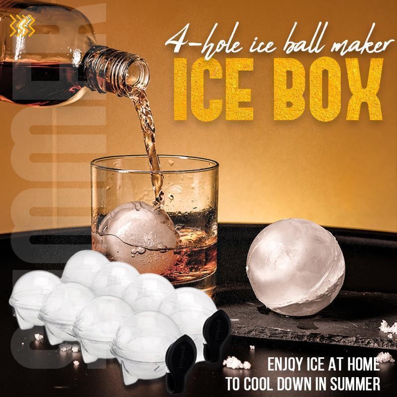 (🔥Summer Hot Sale 49% OFF)-hole ice ball maker 4-hole ice box 💥BUY 2 GET 1 FREE