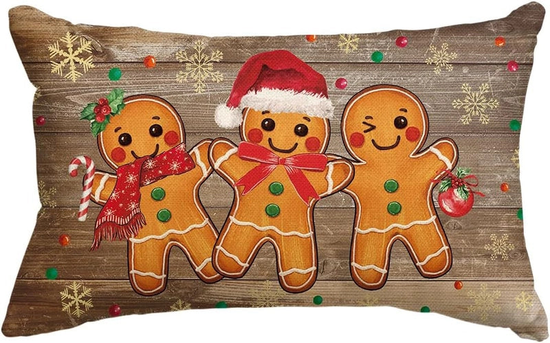 Christmas Vacation Letter Linen Pillow Cases Couch & Sofa Decor