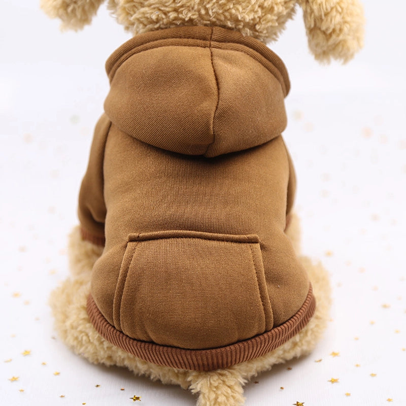 Clearance Autumn And Winter Fleece Sweater Pocket Two-legged Sports Style Pet Dog Cat Clothes Outdoor Manufacturers