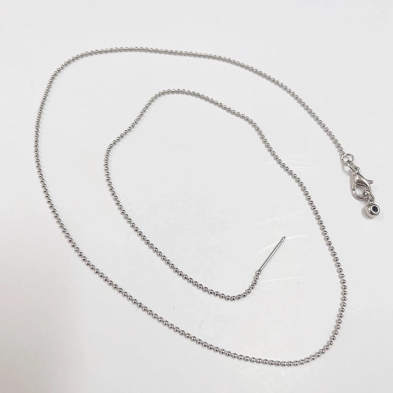 Minimalist Classic Style Solid Color Copper 18k Gold Plated 24k Gold Plated White Gold Plated Necklace In Bulk