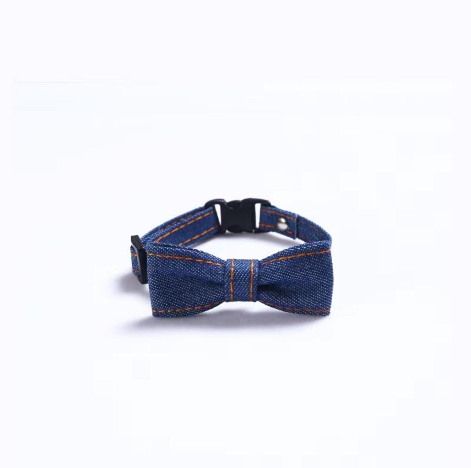 Stunning Denim Series Adjustable Pet Collars