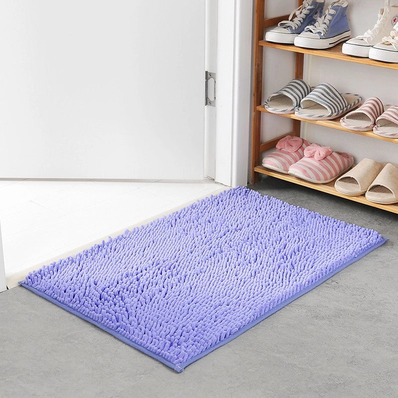 Floor Mats Chenille Floor Mats Bedroom Kitchen Living Room Carpet Bathroom Door Absorbent Anti-Slip Floor Mats Foot Mats