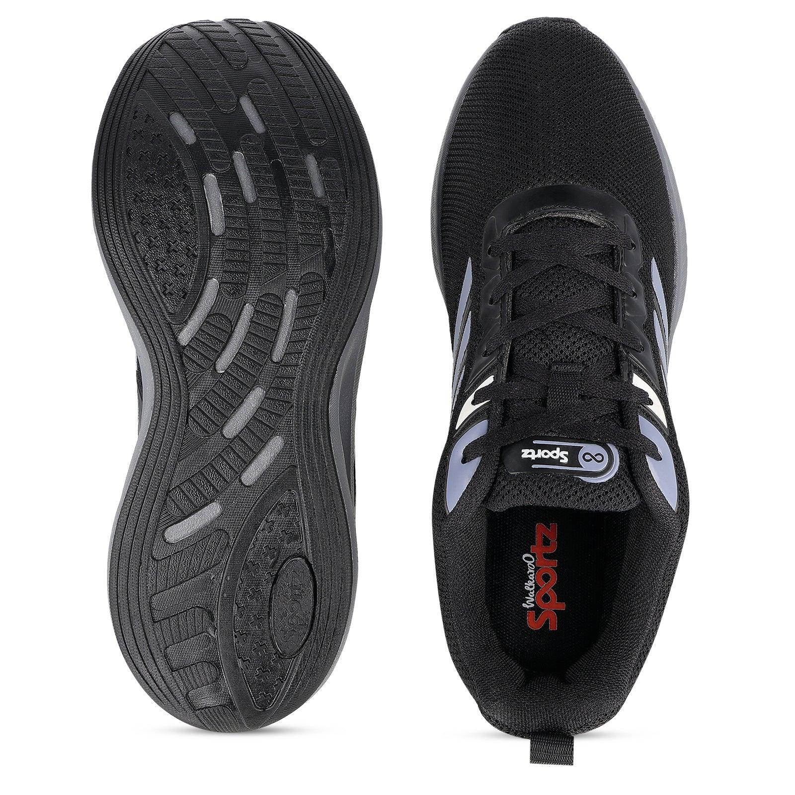 URBAN KING Men's Lace-up Sports Shoe - WS9593 Black Grey