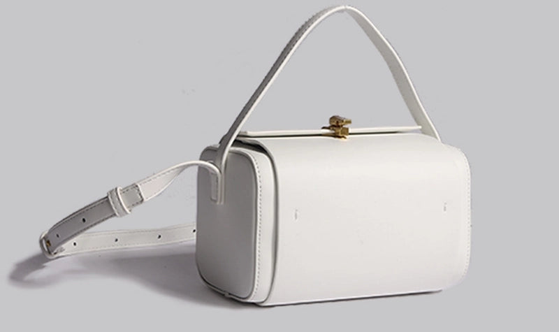 Women's Small All Seasons Pu Leather Solid Color Elegant Magnetic Buckle Square Bag