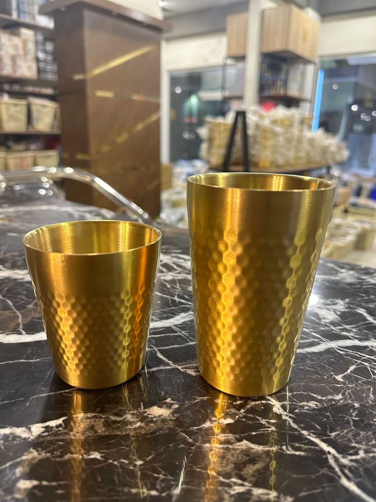 Stainless Steel Cup (Gold Colour)