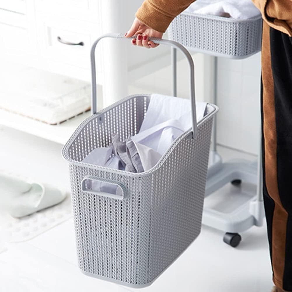 Plastic Laundry Basket Storage Toys Basket Clothes Storage Basket