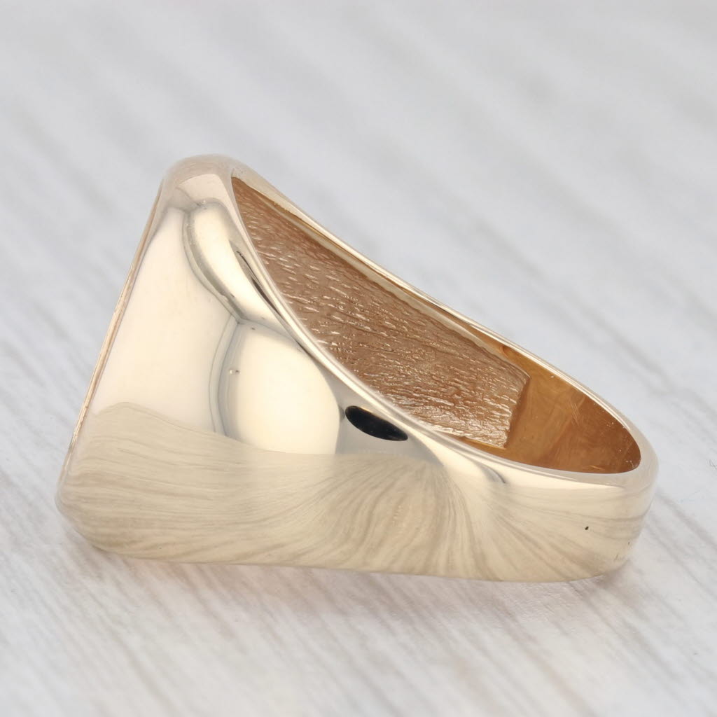 1945 Dos Pesos Coin Ring 14k 900 Yellow Gold Size 9 Mexico