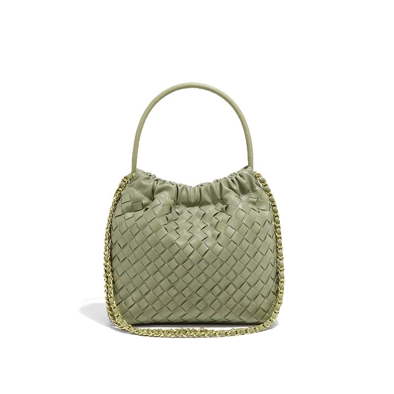 Women's Small Pu Leather Solid Color Streetwear Square Open Handbag
