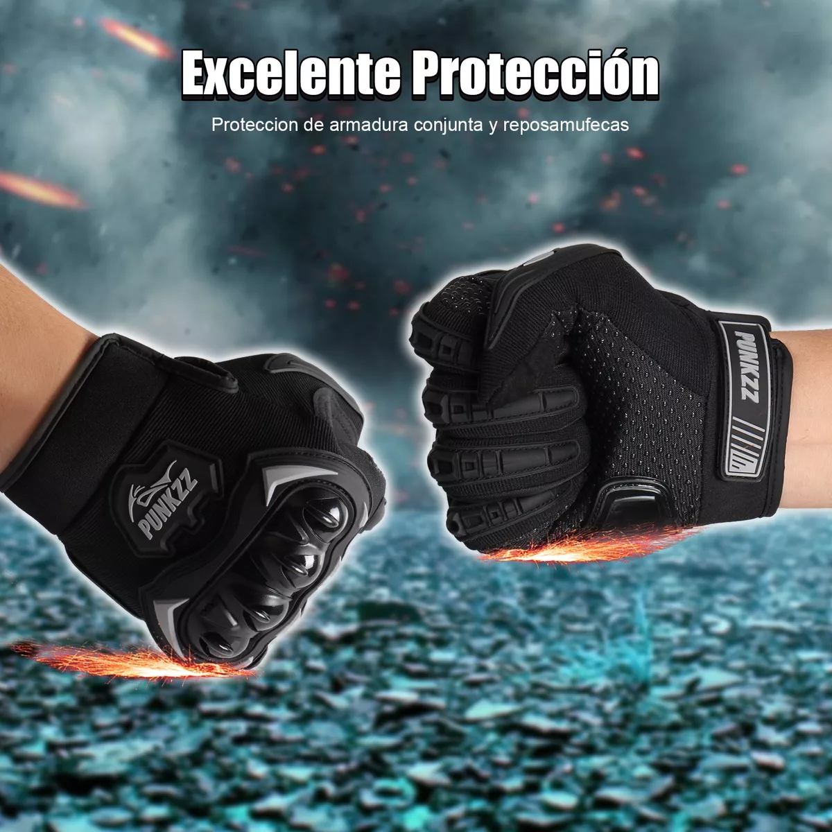 Guantes Proteccion Pantalla Táctil De Dedo Para Motocicleta