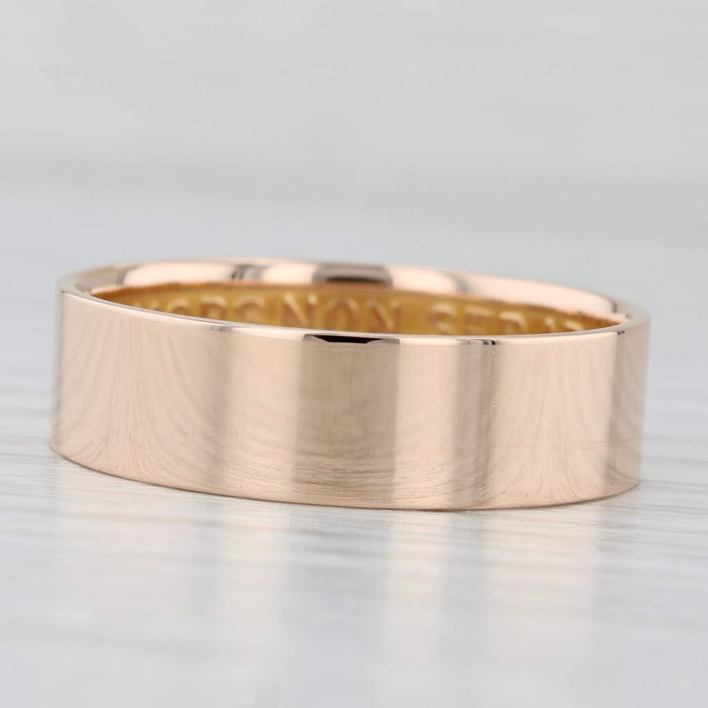 Antique Scottish Rite 14th Degree Ring 14k Rose Gold Band Masonic Size 12