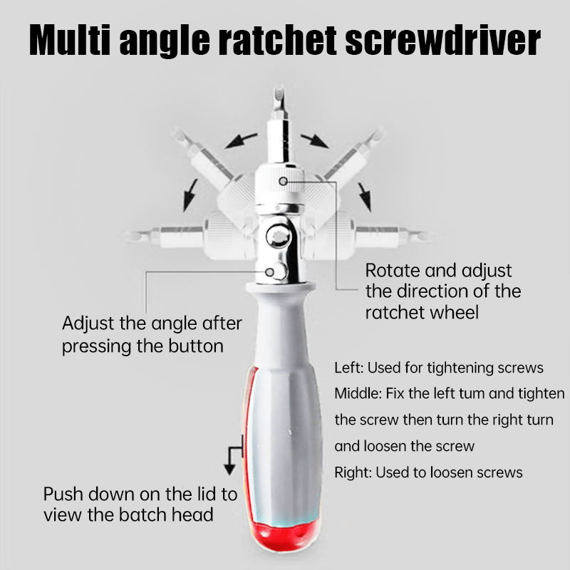 💥 11-in-1 Ratchet Screwdriver Set 🔧