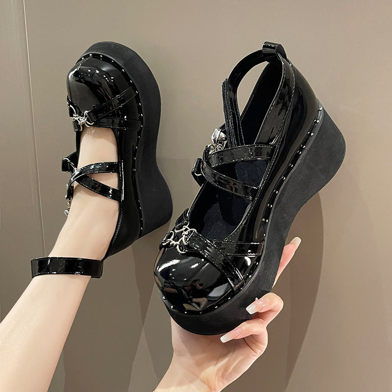 punk platform shoes  KF83271