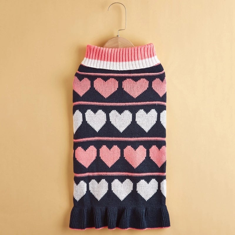 Cute Acrylic Star Polka Dots Heart Shape Pet Clothing
