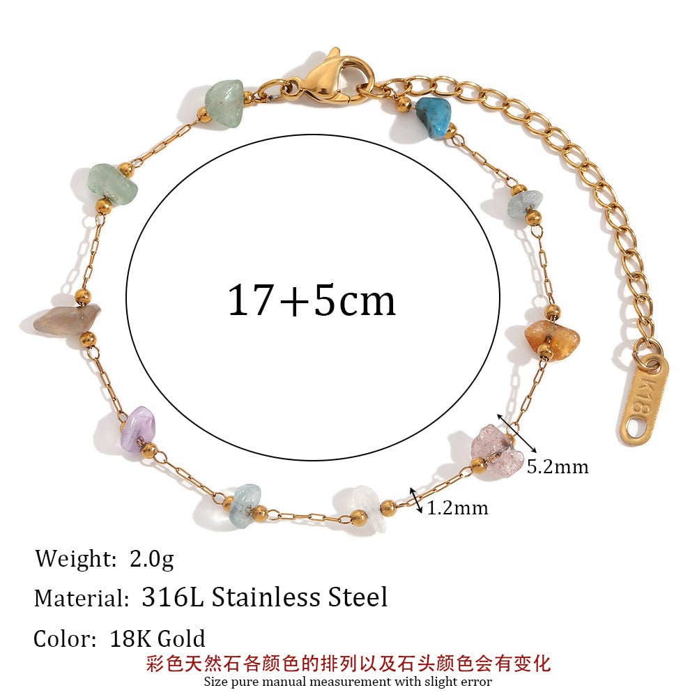 Fashion Ellipse Stripe Geometric Stainless Steel 18K Gold Plated Necklaces