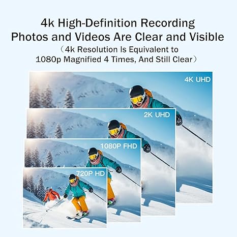H88 PRO 4K WIFII MINI ACTION CAMERA (INCLUDING 9 ACCESSORIES)